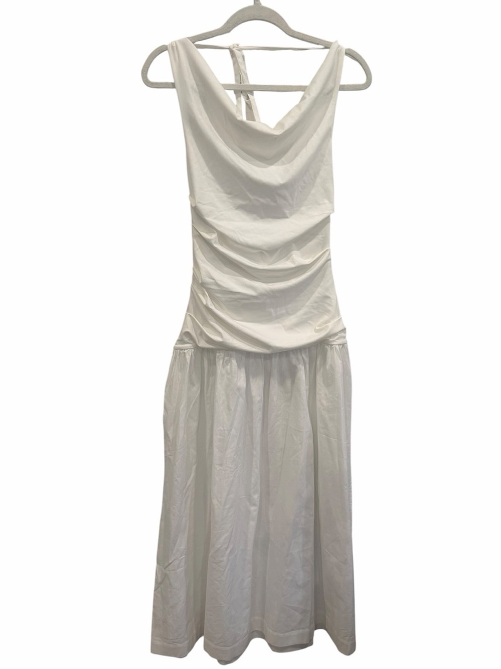 Significant Other Ariya Ruched Maxi Halter Dress Ivory size 2 NWT - Picture 11 of 13
